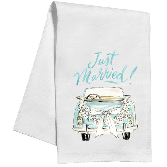 Just Married! Kitchen Towel