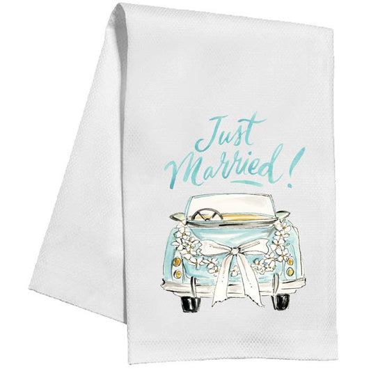 Just Married! Kitchen Towel