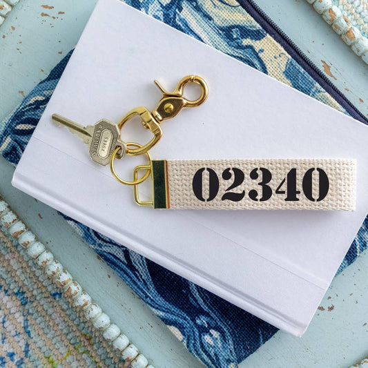 32461 Nautical Blue Personalized Keychain