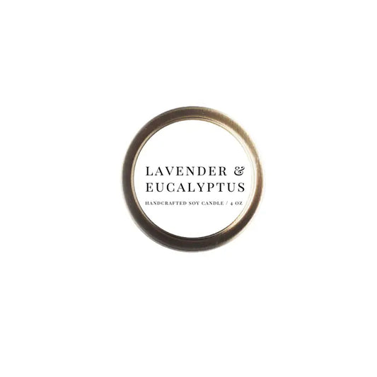Lavender & Eucalyptus 4oz Travel Candle