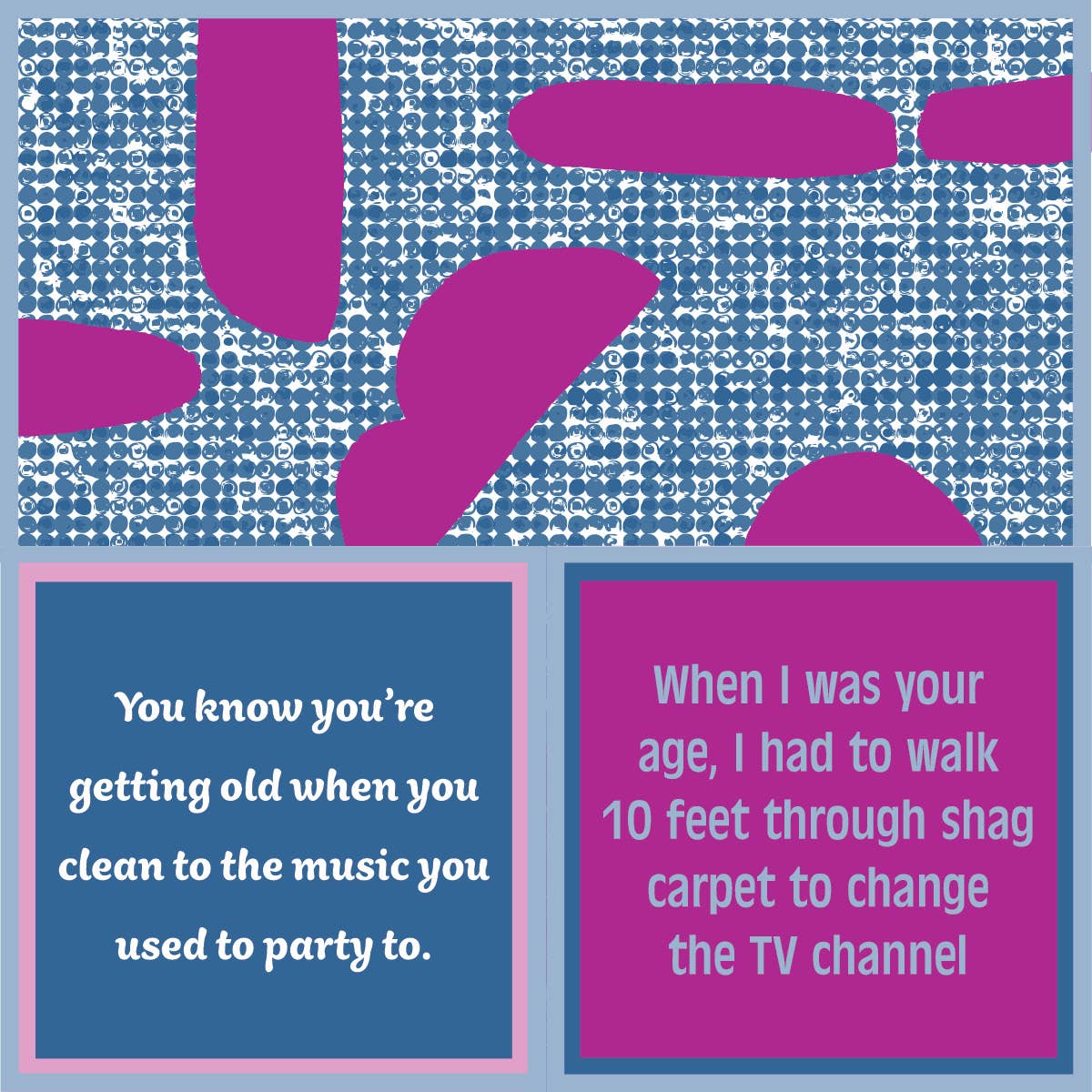NAPKIN Shag Carpet | Funny Party Gift | Cocktail Napkin