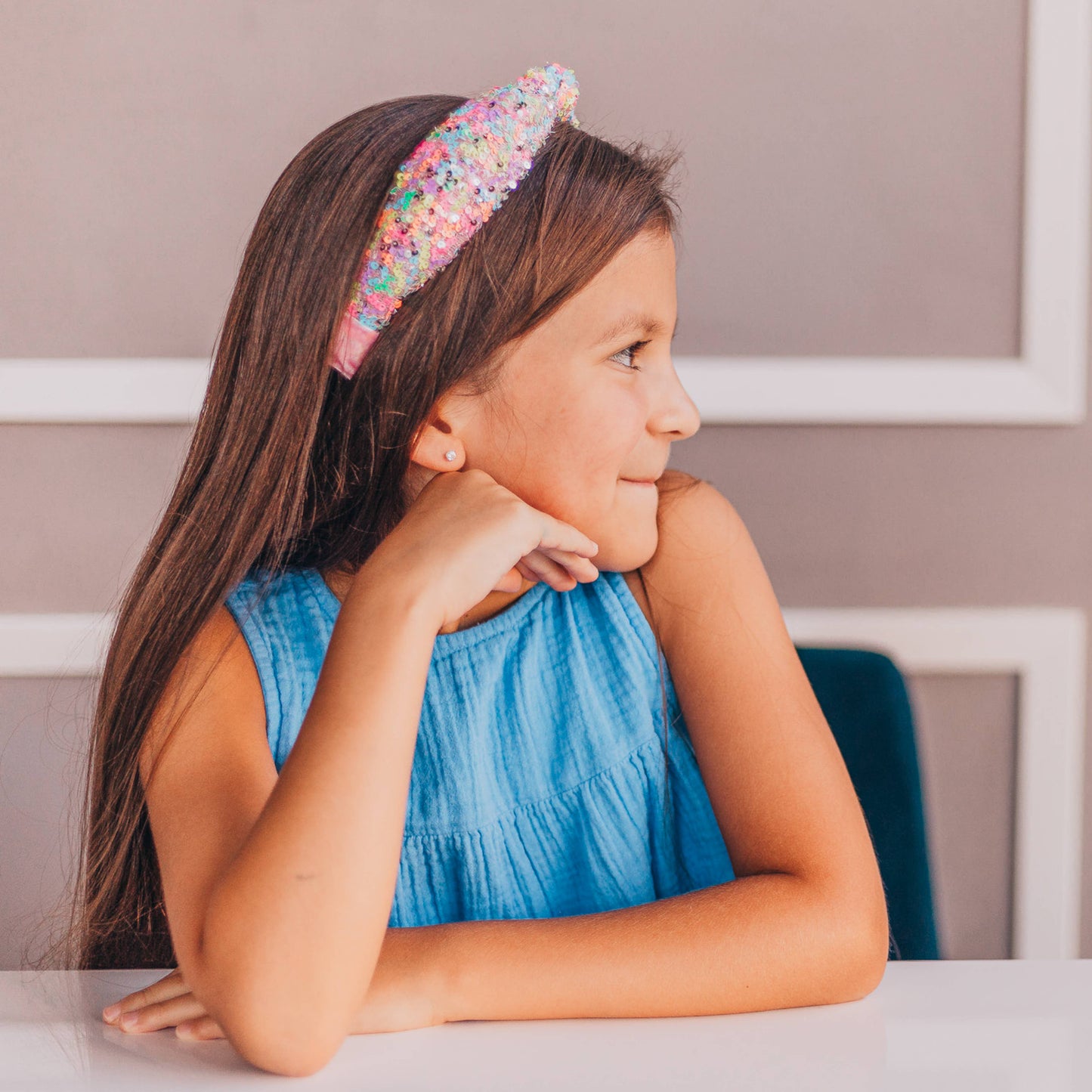 Sparkly Sequin Knot Headband