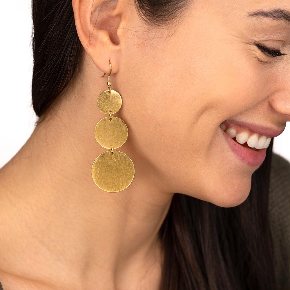 Tiered Circle Earrings