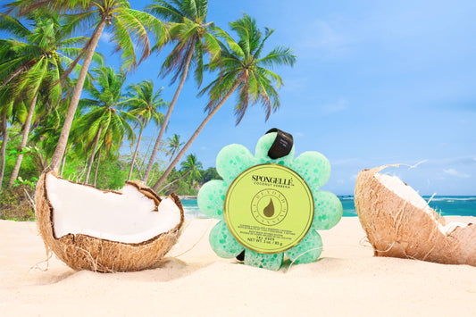 Coconut Verbena Wild Flower | Soap Sponge | Soap Buffer