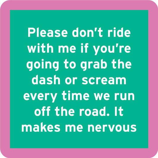 COASTER Nervous | Funny Party Gift | Home Bar Decor