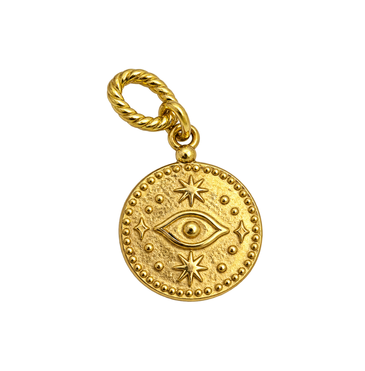Evil Eye Gold Pendent