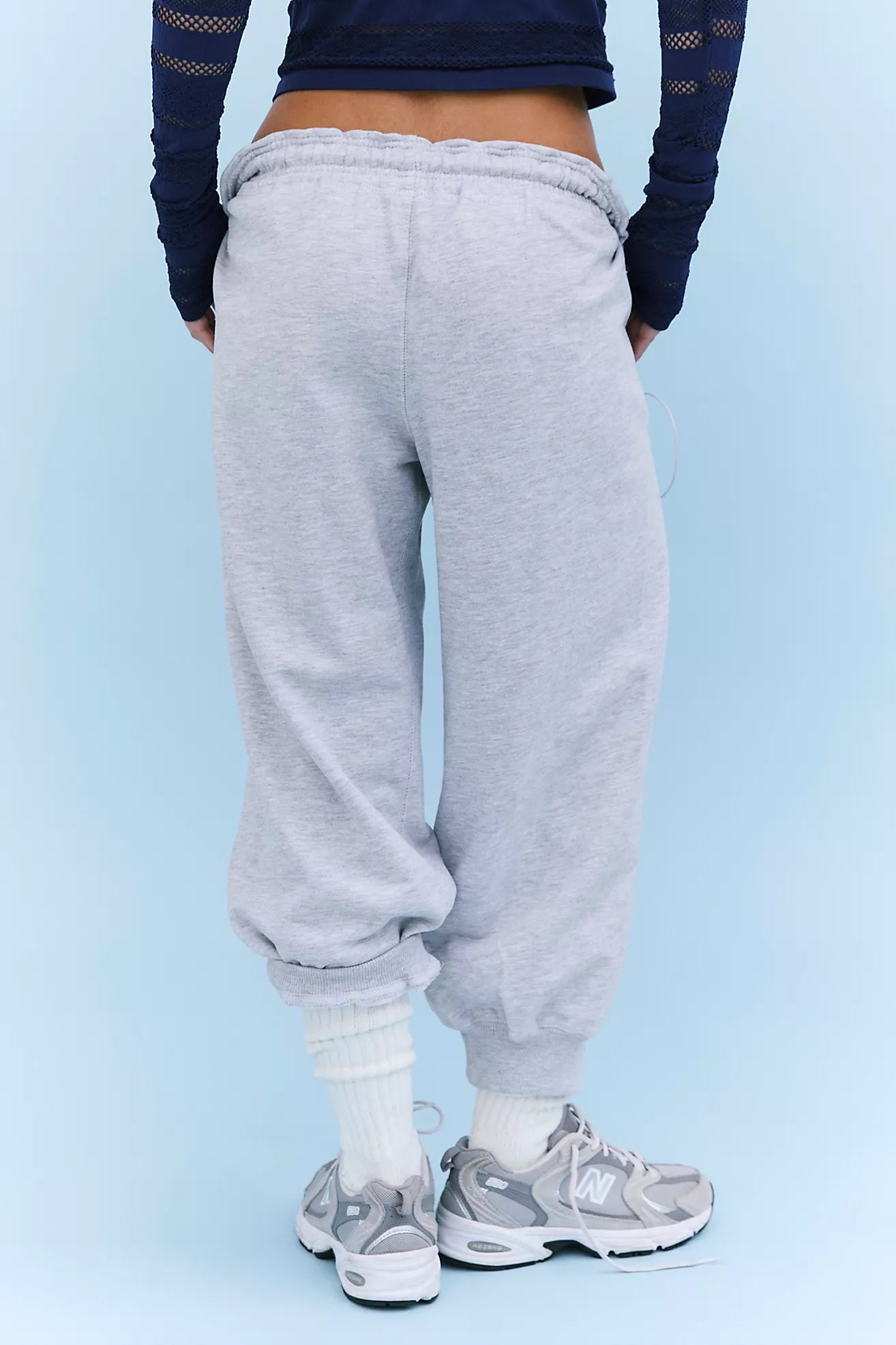 Flutter Jogger - Heather Grey