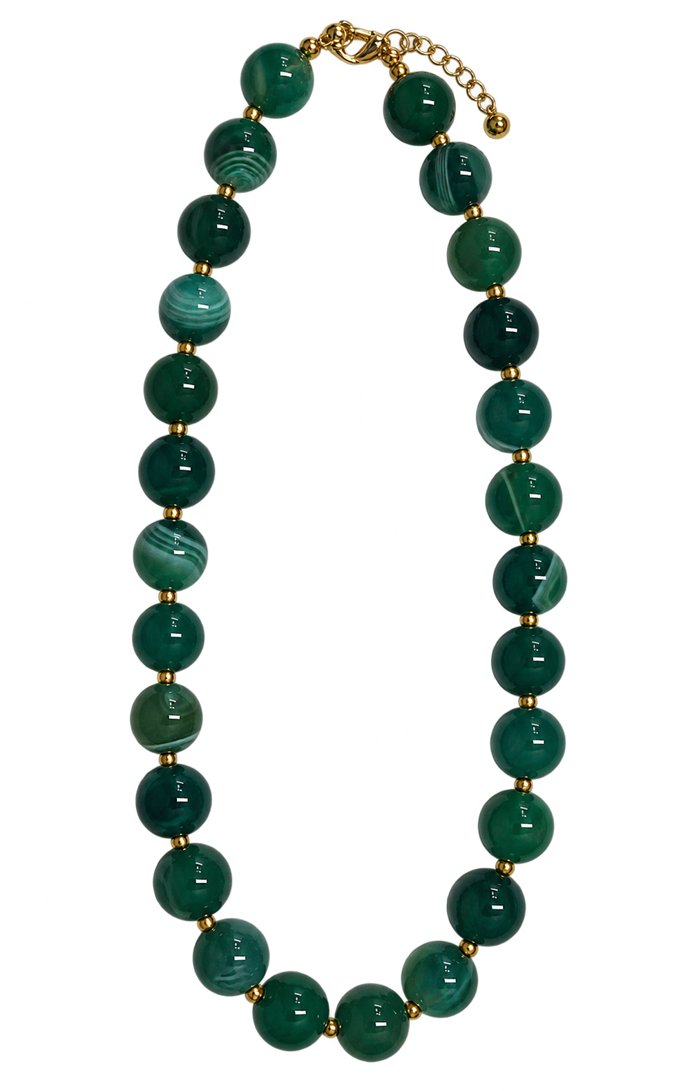 Emerald Green Beaded Necklace