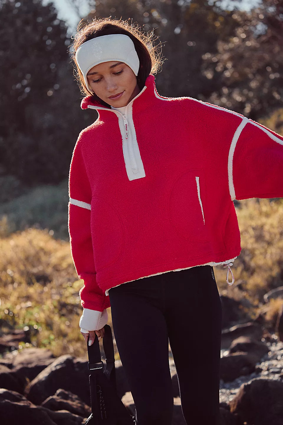 Mountain High Half Zip - Candy Apple