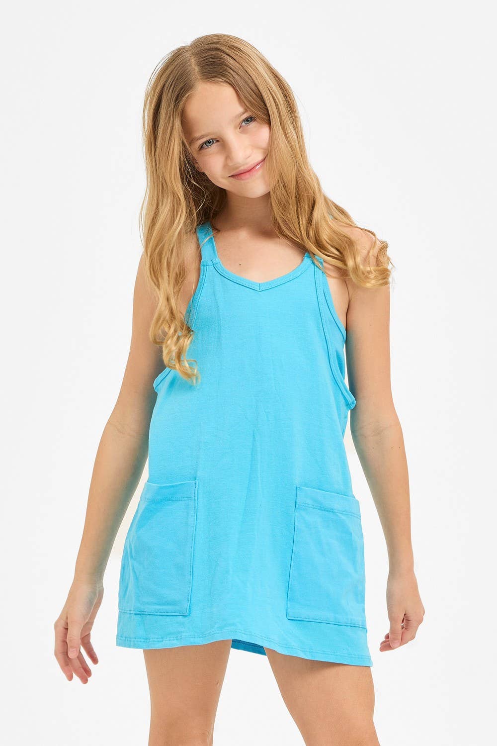 Relaxed Tank Dress with Built-In Romper Lining