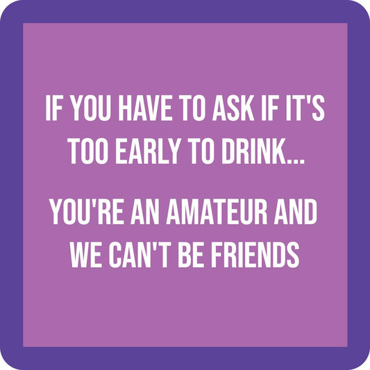 COASTER Amateur | Funny Party Gift | Home Bar Decor