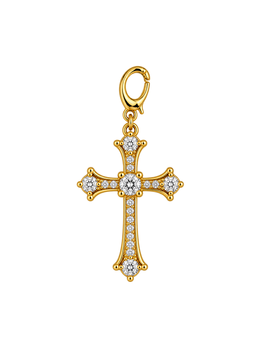 Radiant Cross Charm