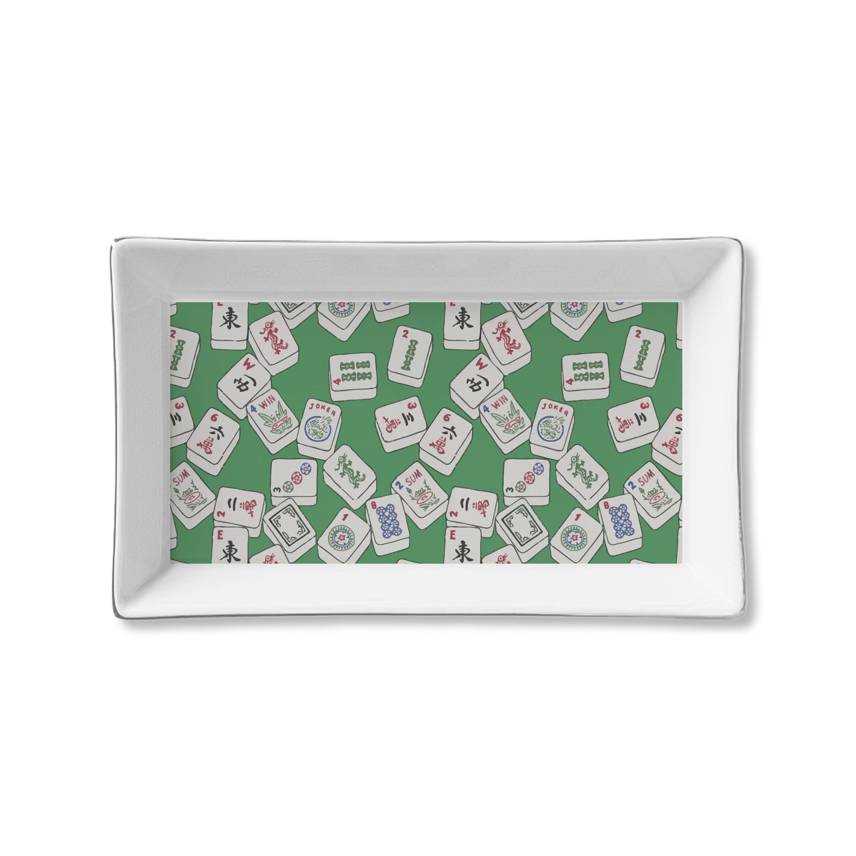 Ceramic Serving Trays - Mahjong
