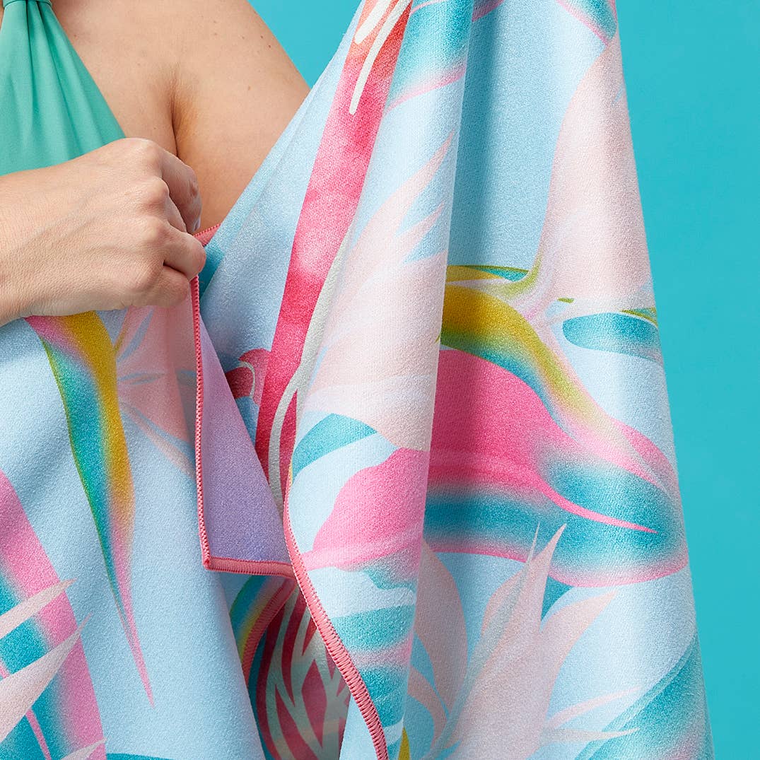 Flamingo Sunset Microfiber Beach and Pool Towel