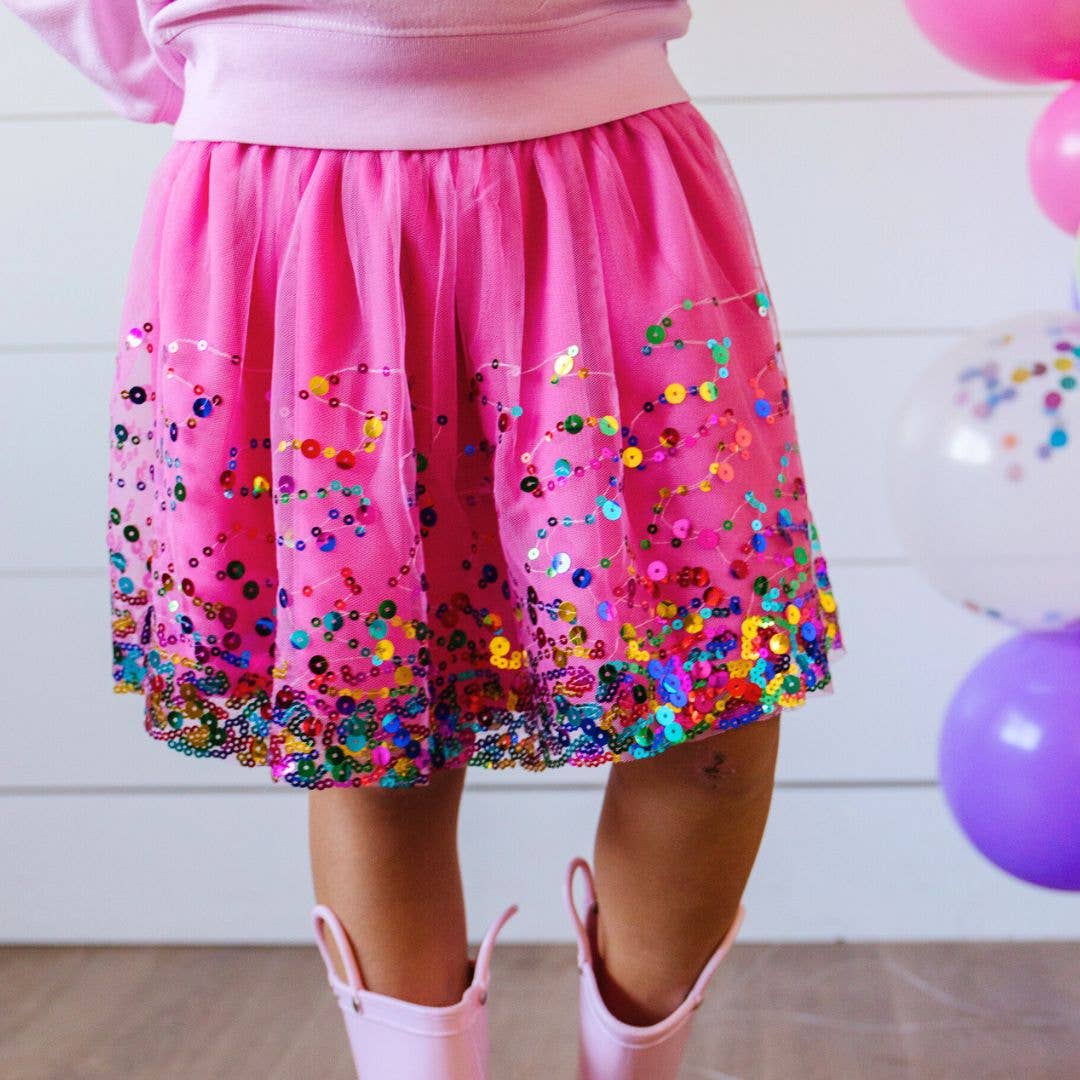 Raspberry Confetti Tutu - Dress Up Skirt - Kids Tutu