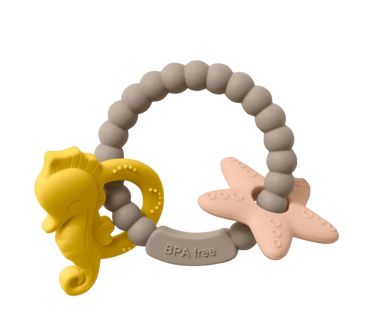 Seahorse Teething Ring - All Silicone