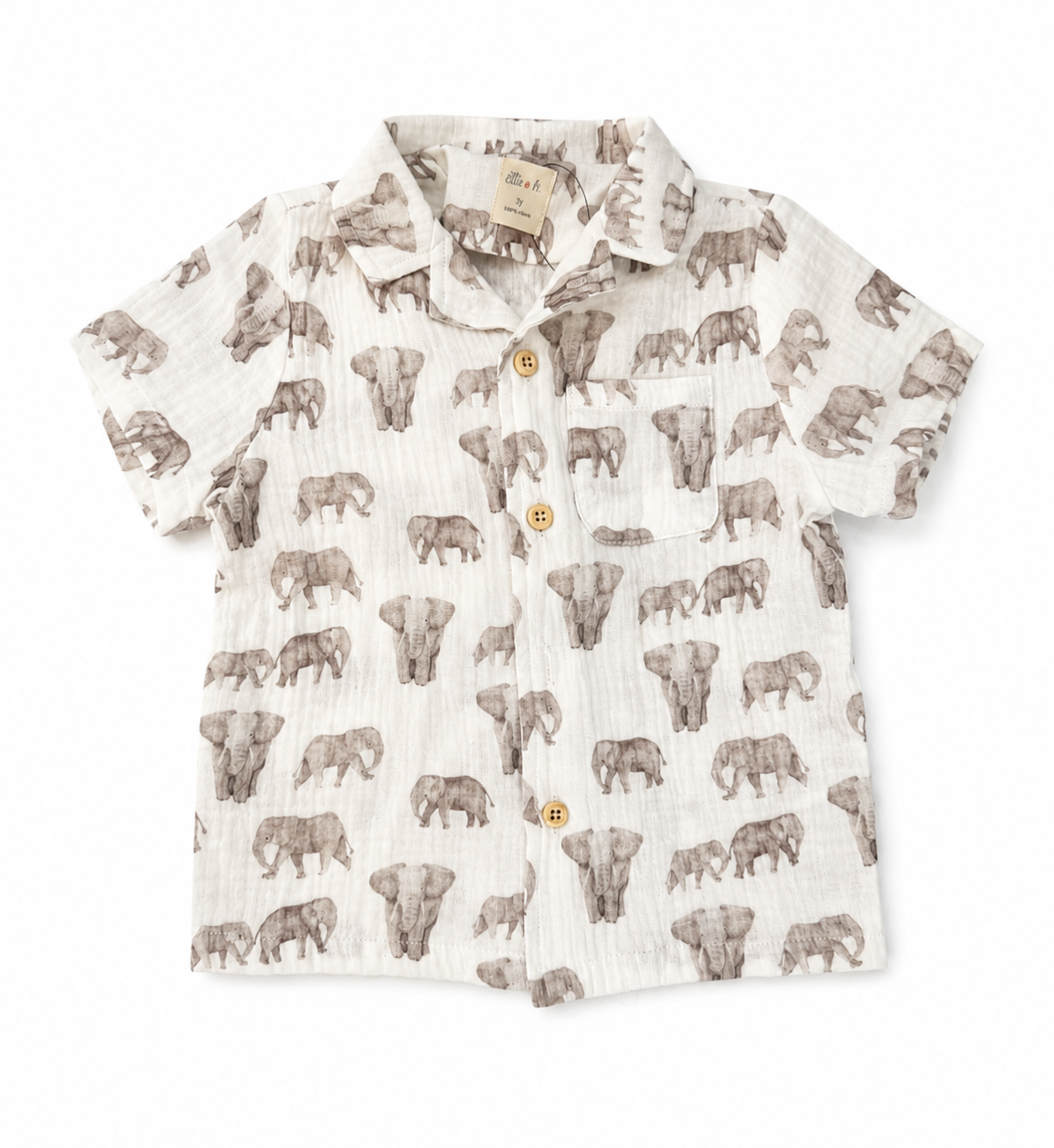 Elephant Button Up