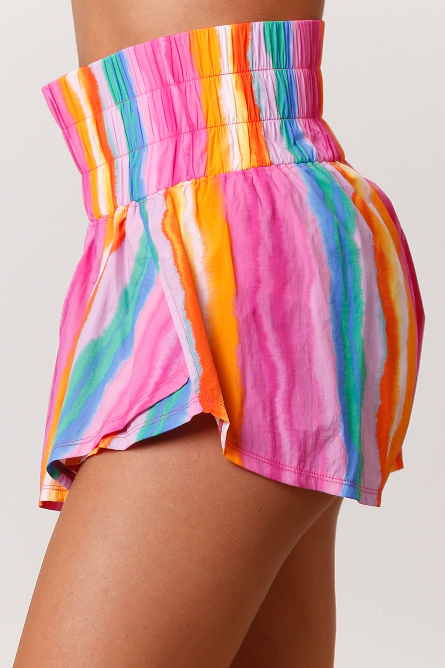 Brushed Print Sporty Skort