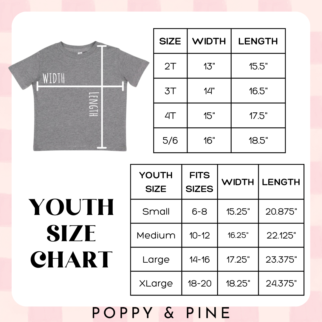 Grunge USA Poppy & Pine Youth & Adult Tee