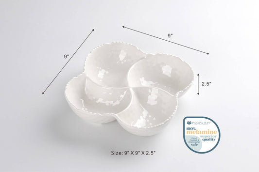 4 Section Bowl in Shatterproof Melamine