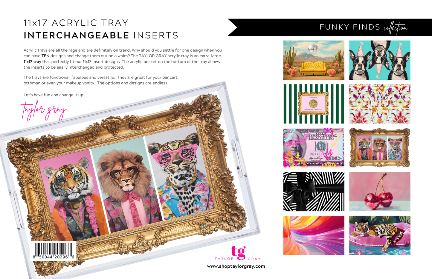 FUNKY FINDS insert set of 10