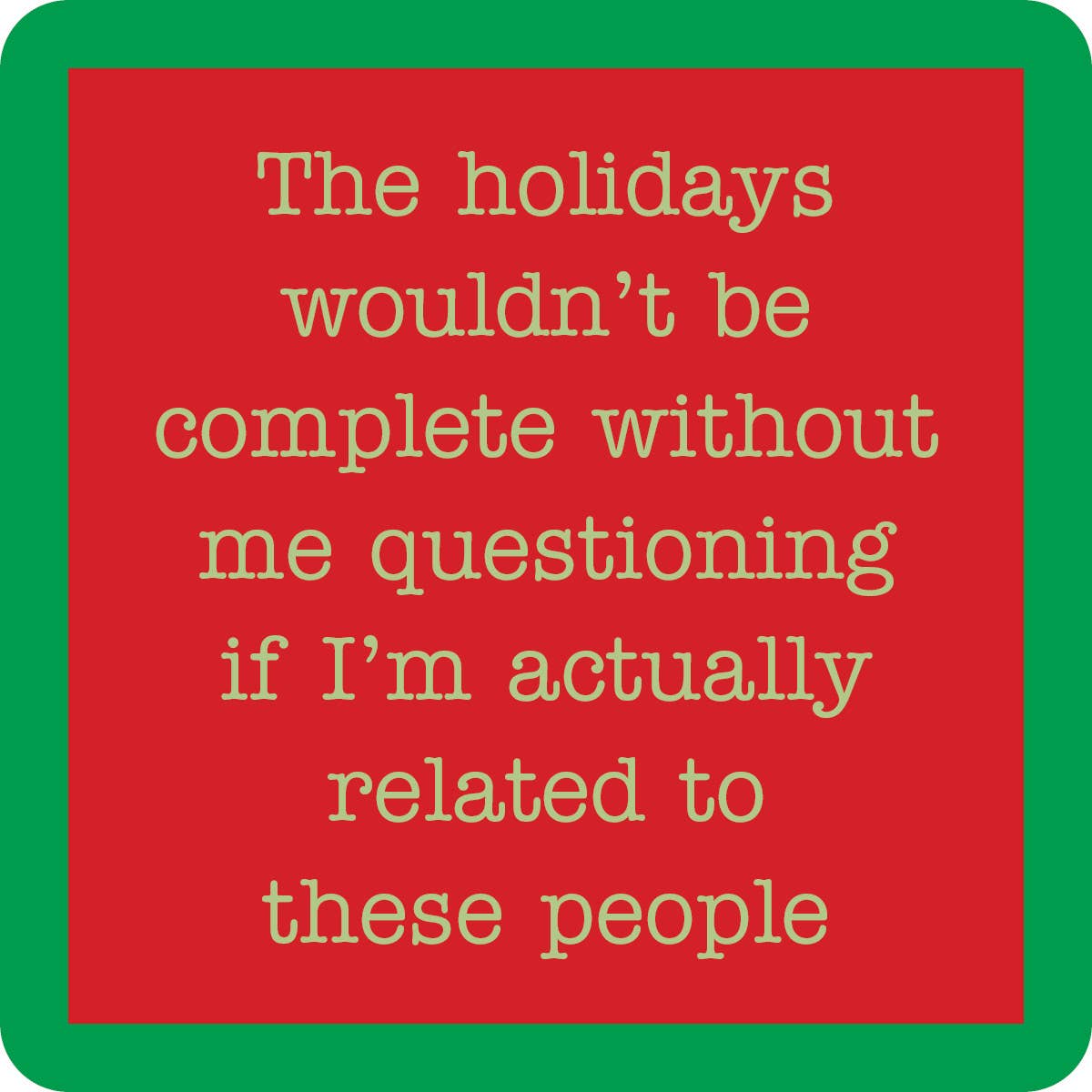 COASTER Related Christmas | Funny Party Gift | Home Bar Deco