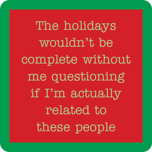 COASTER Related Christmas | Funny Party Gift | Home Bar Deco
