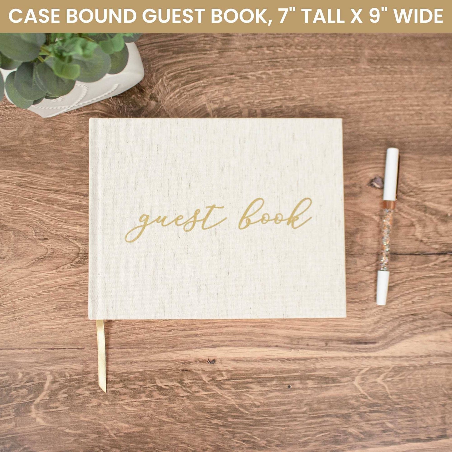 Linen Guest Book