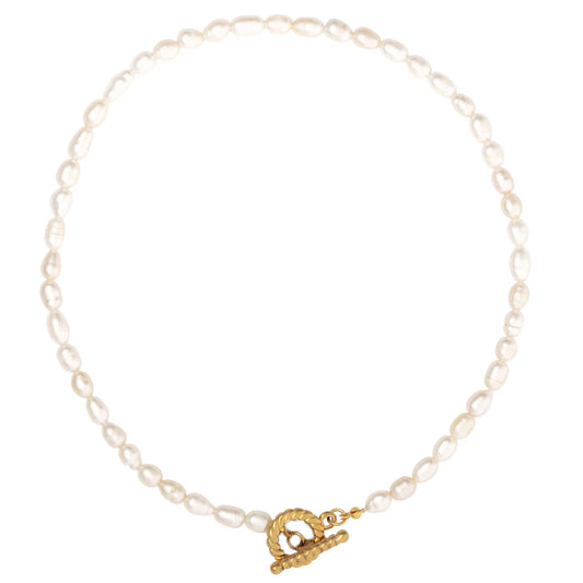 Miki Pearl Toggle Necklace