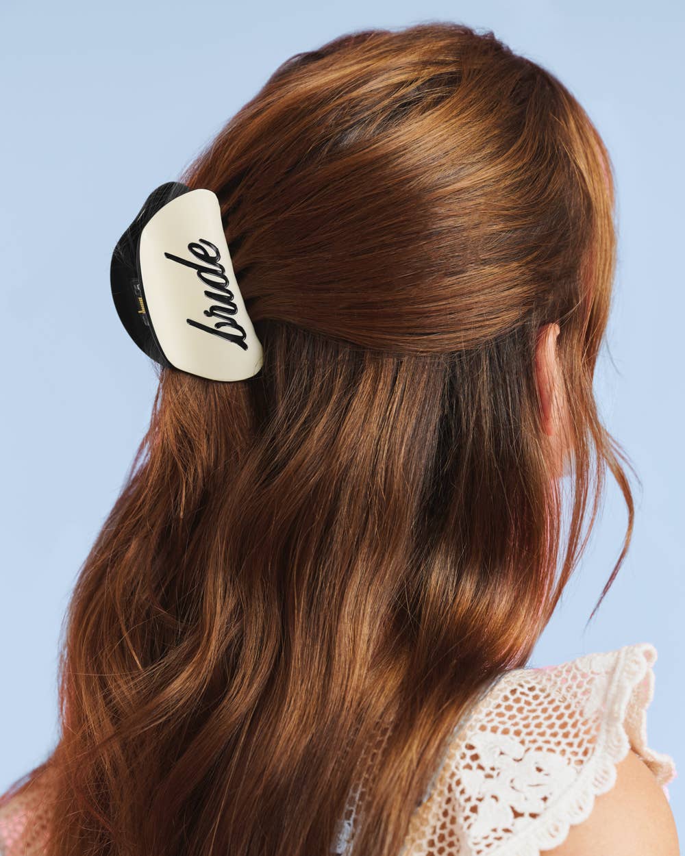 Bride Claw Clip | bridal hair accessories ivory black