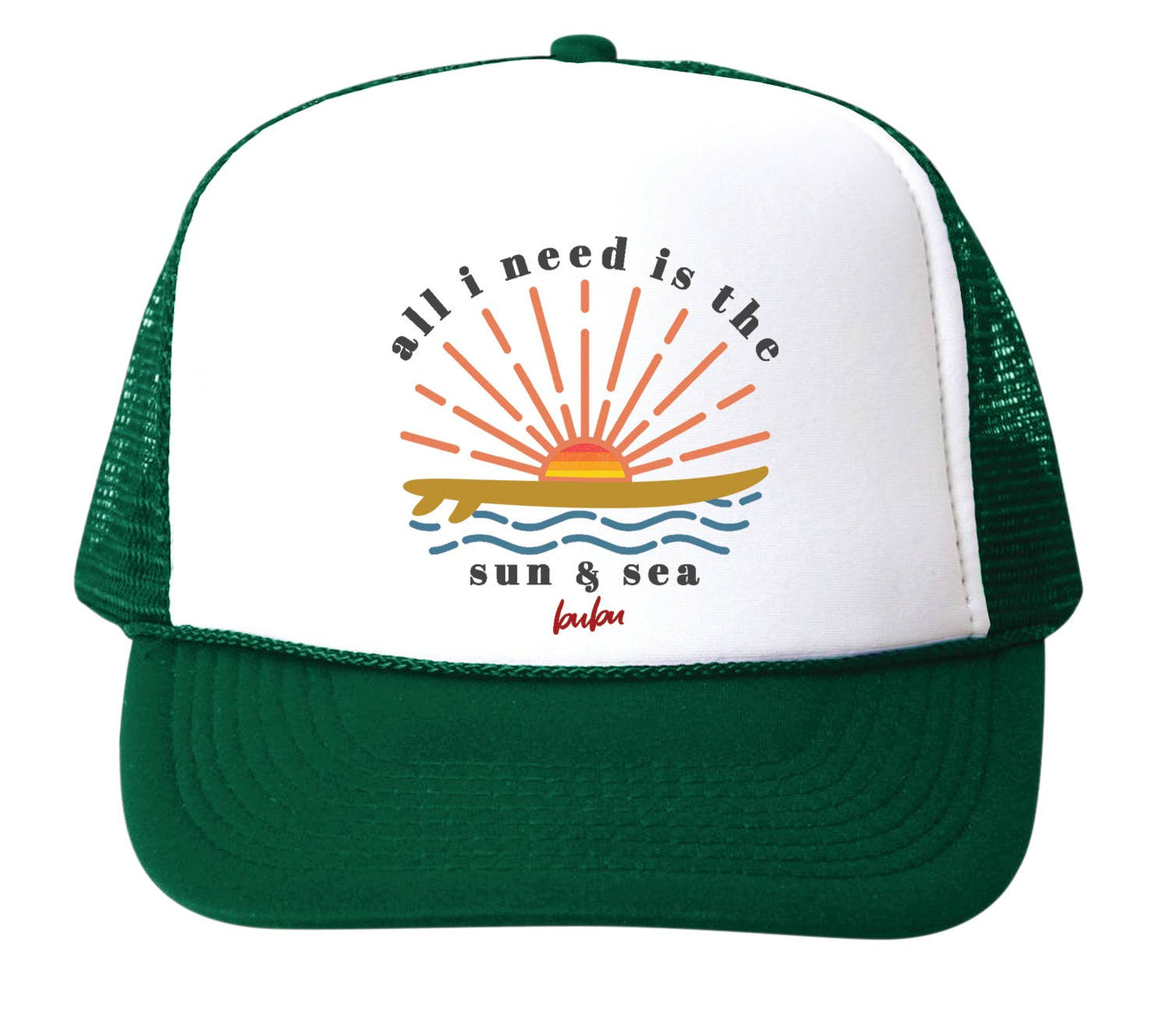 Sun & Sea Trucker Hat (multi color)