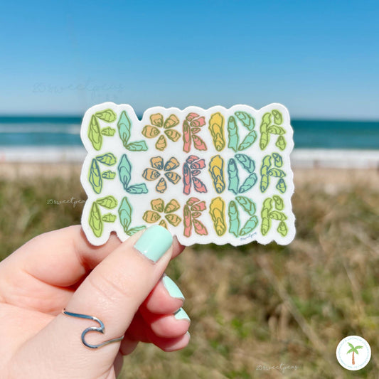 Florida Oyster Sticker, Florida Sticker