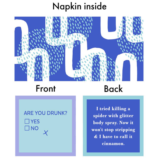 NAPKIN Are You Drunk | Funny Party Gift | Cocktail Napkin