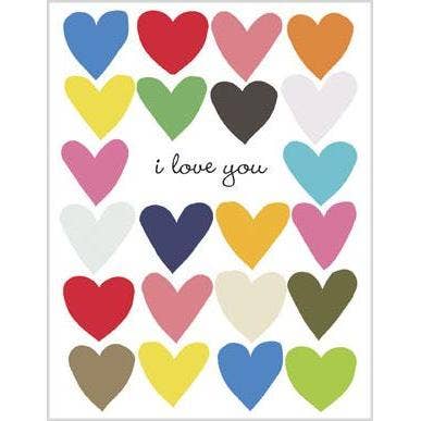 Love Greeting Card - Love Hearts