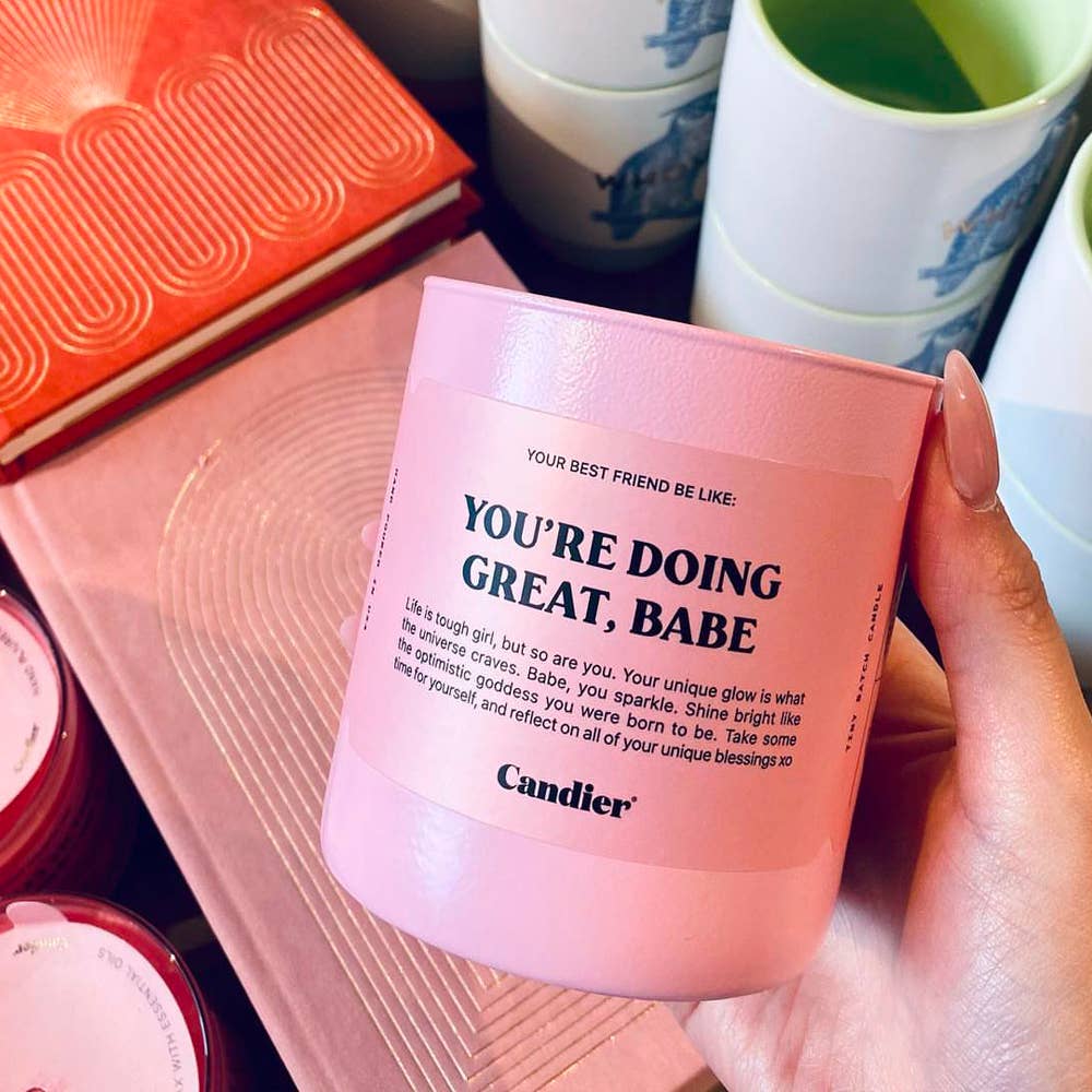 You're Doing Great Candle