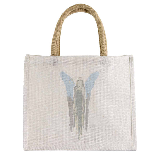 Angel Gift Tote   White/Ice/Gray   12x10x8