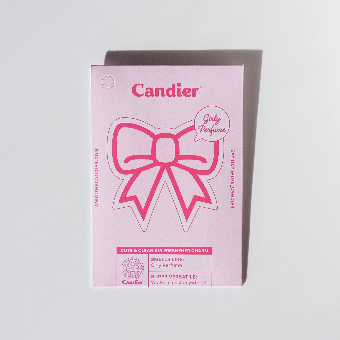 Bow Perfume Girly Scent Air Freshener Charm