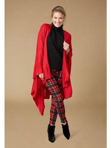 Kiara Lightweight Cardigan - Red