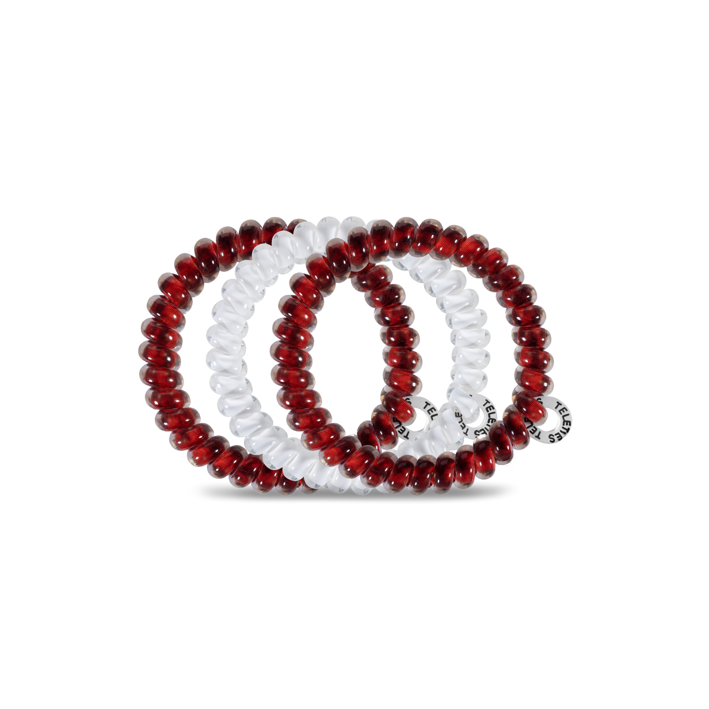 Spiral Hair Coils | Small | Univ. of Arkansas Hair Ties