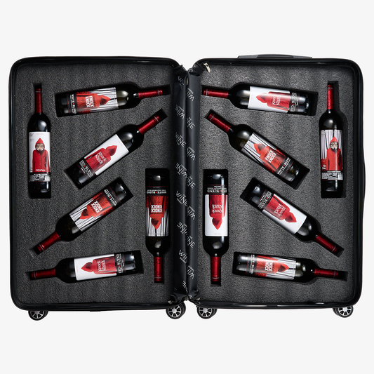 Wine Bottle Suitcase | TSA | For 12 Standard 750 ML Bottles