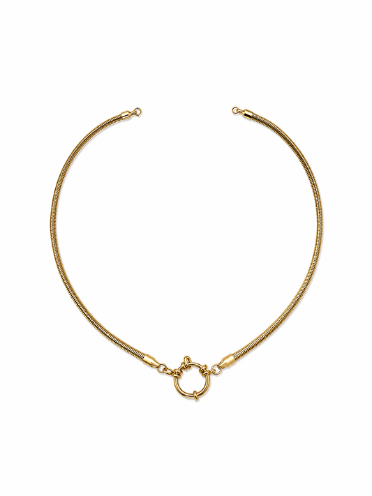 Sailors Clasp Snake Necklace
