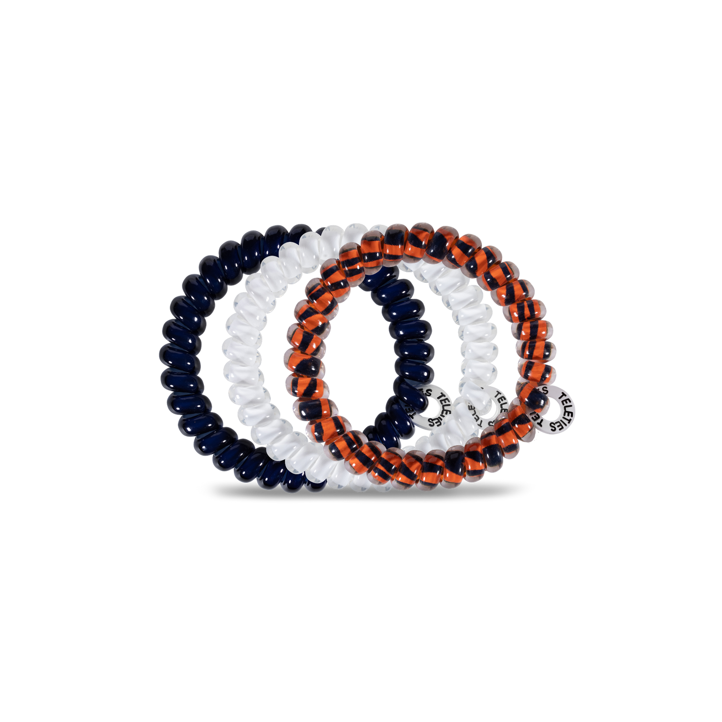 Spiral Hair Coils | Small | Auburn University Hair Ties