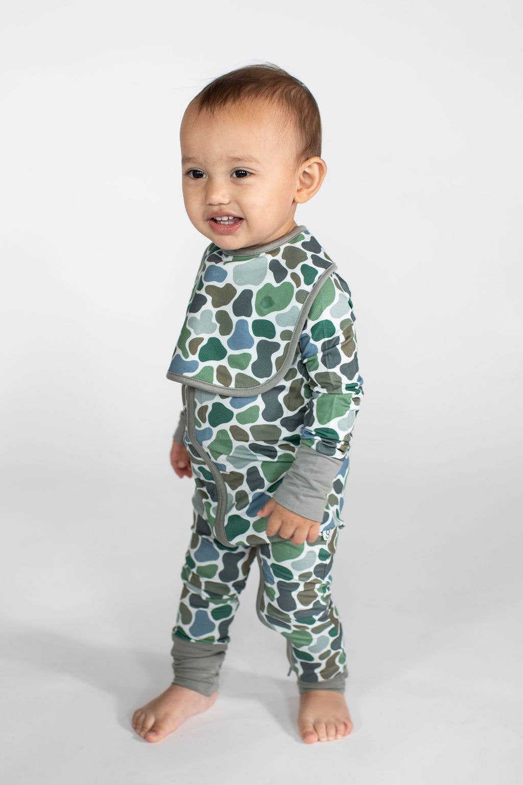 Pebble Camo - Zip Convertible PJs