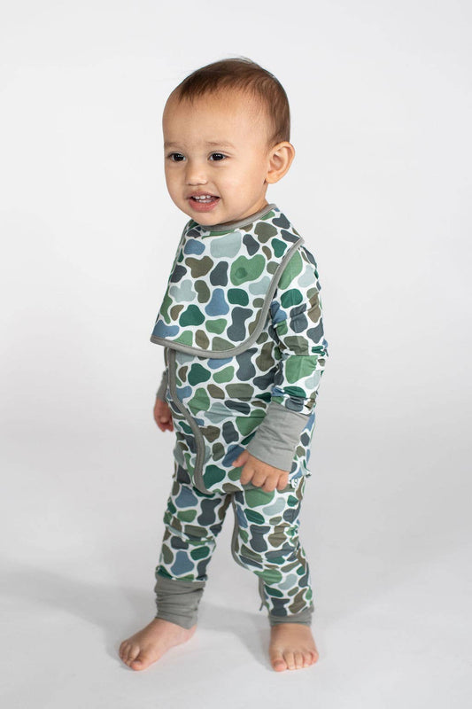 Pebble Camo - Zip Convertible PJs