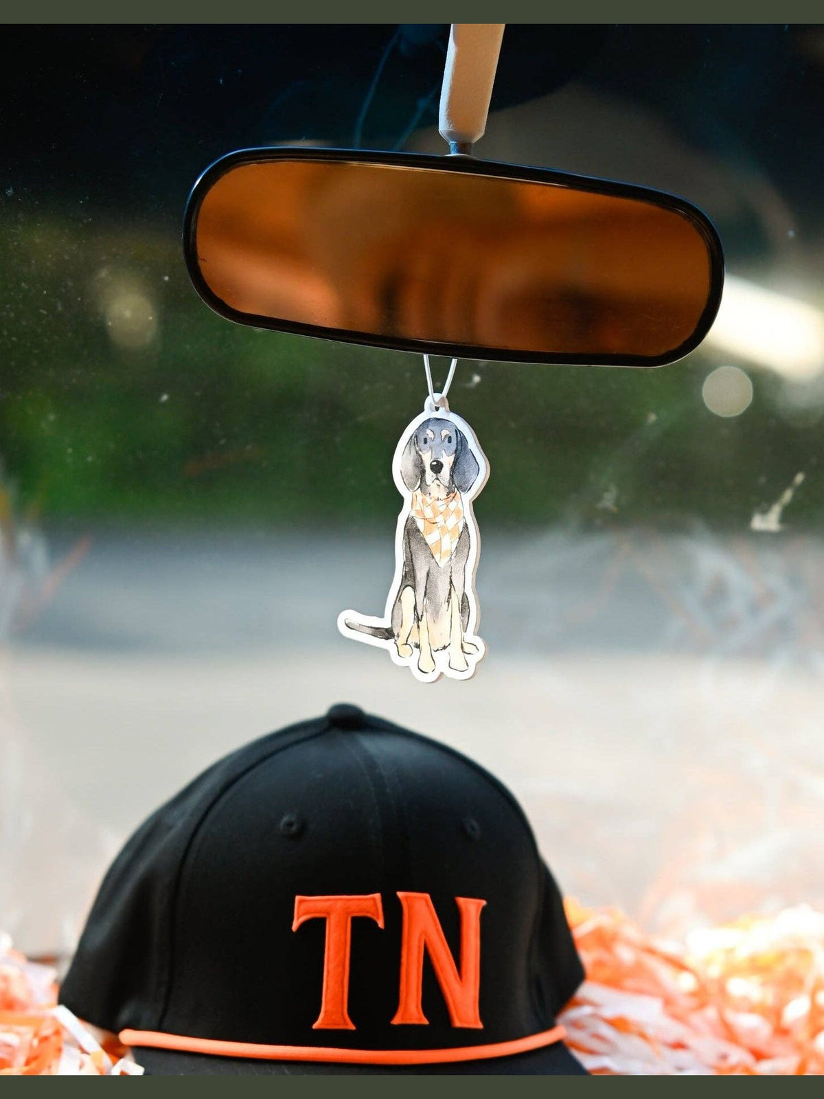 Bluetick Coonhound Sitting Air Freshener