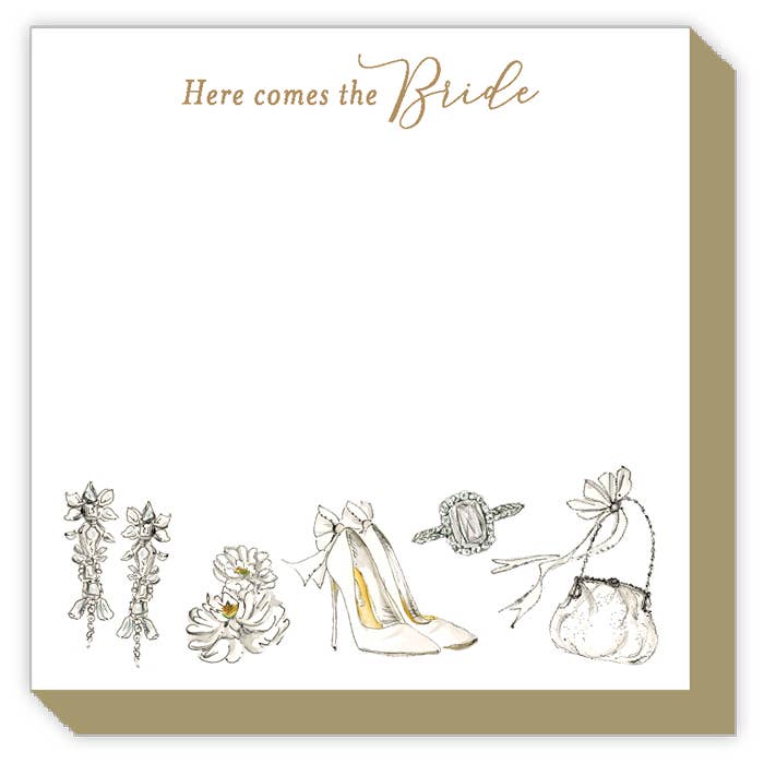 Here Comes the Bride Luxe Notepad