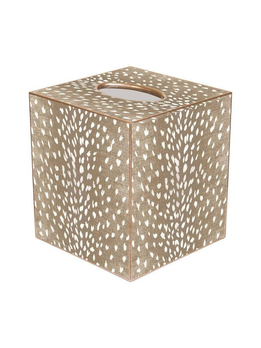 TB9062 Tan Antelope Tissue Box Cover