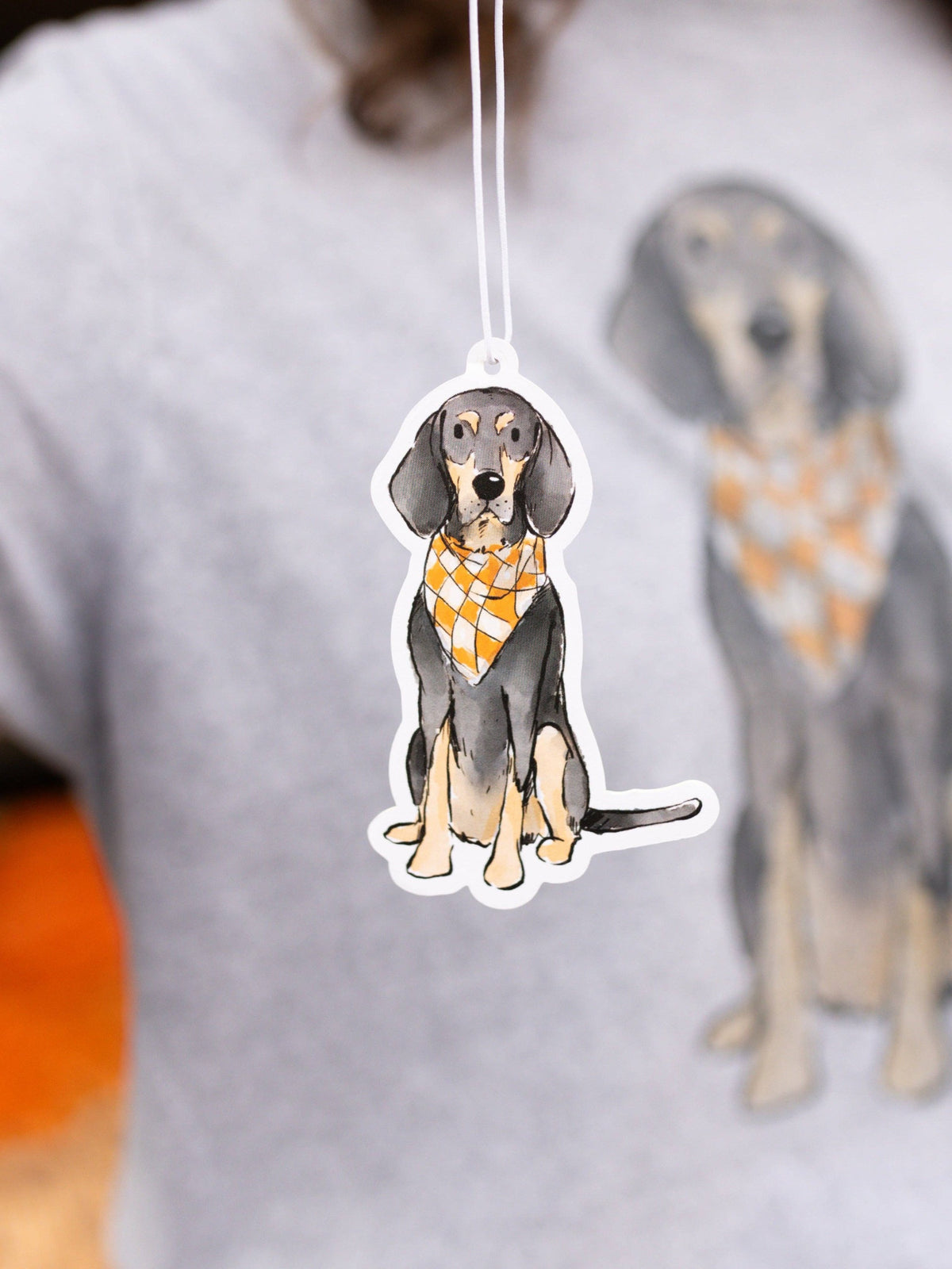 Bluetick Coonhound Sitting Air Freshener