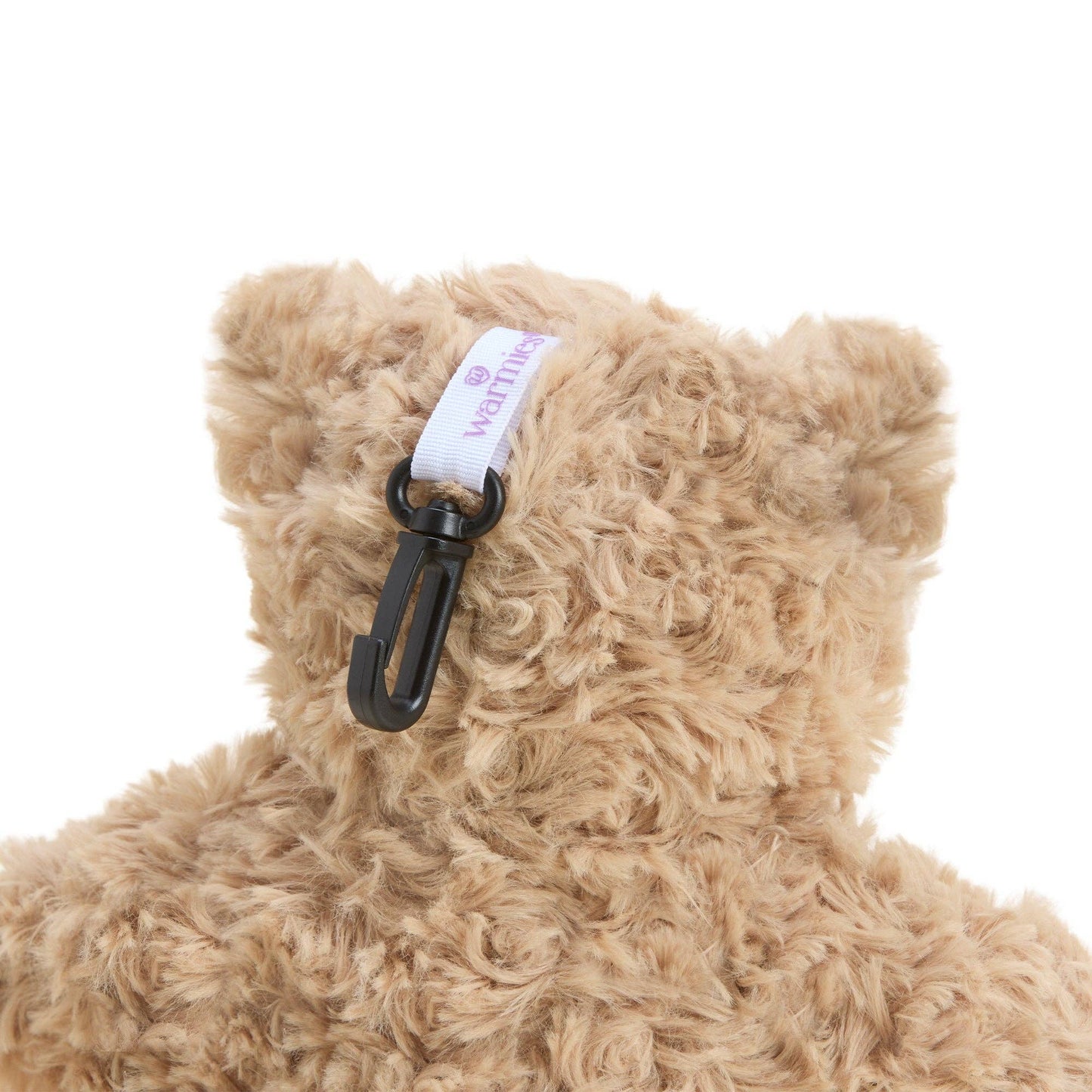 Brown Curly Bear Bag Charm
