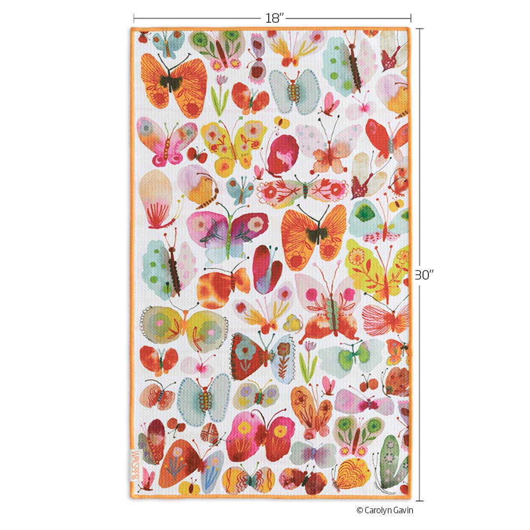 Belize Butterflies | Microfiber Kitchen Dish Towel